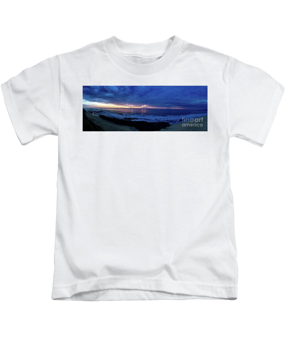 Beach Kids T-Shirt featuring the photograph Sunset by Dennis Richardson