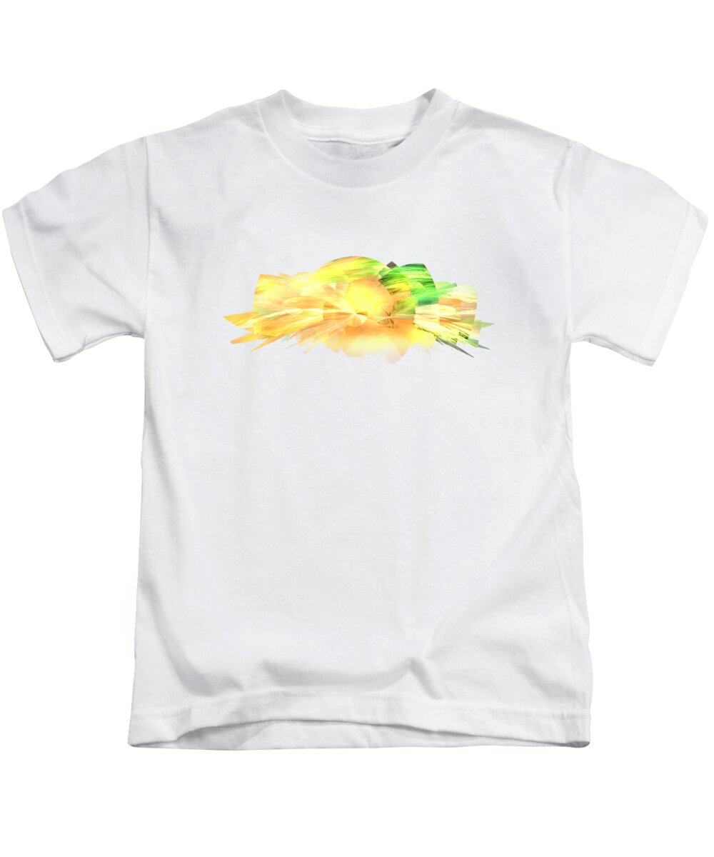 Sun Kids T-Shirt featuring the digital art Sunshine by Ilia -