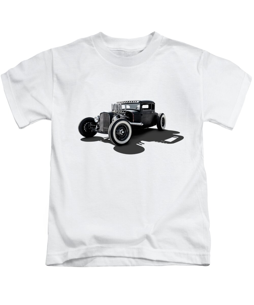 Transportation Kids T-Shirt featuring the digital art T Rex by Douglas Pittman