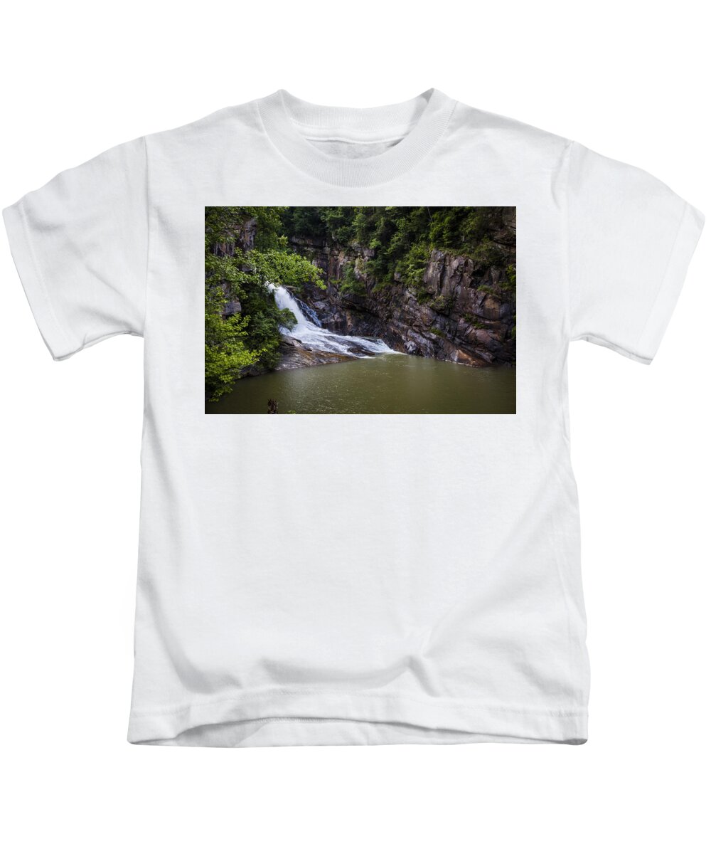 Tallulah Kids T-Shirt featuring the photograph Tallulah Falls by Sean Allen
