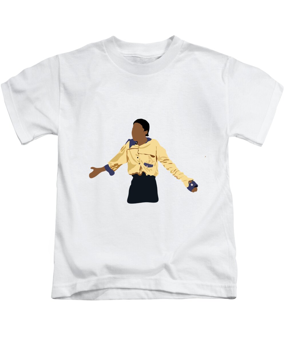 The Cosby Show Kids T-Shirt featuring the digital art Theo Huxtable - Gordon Gartrell by Nadira Simone Nzuriwatu