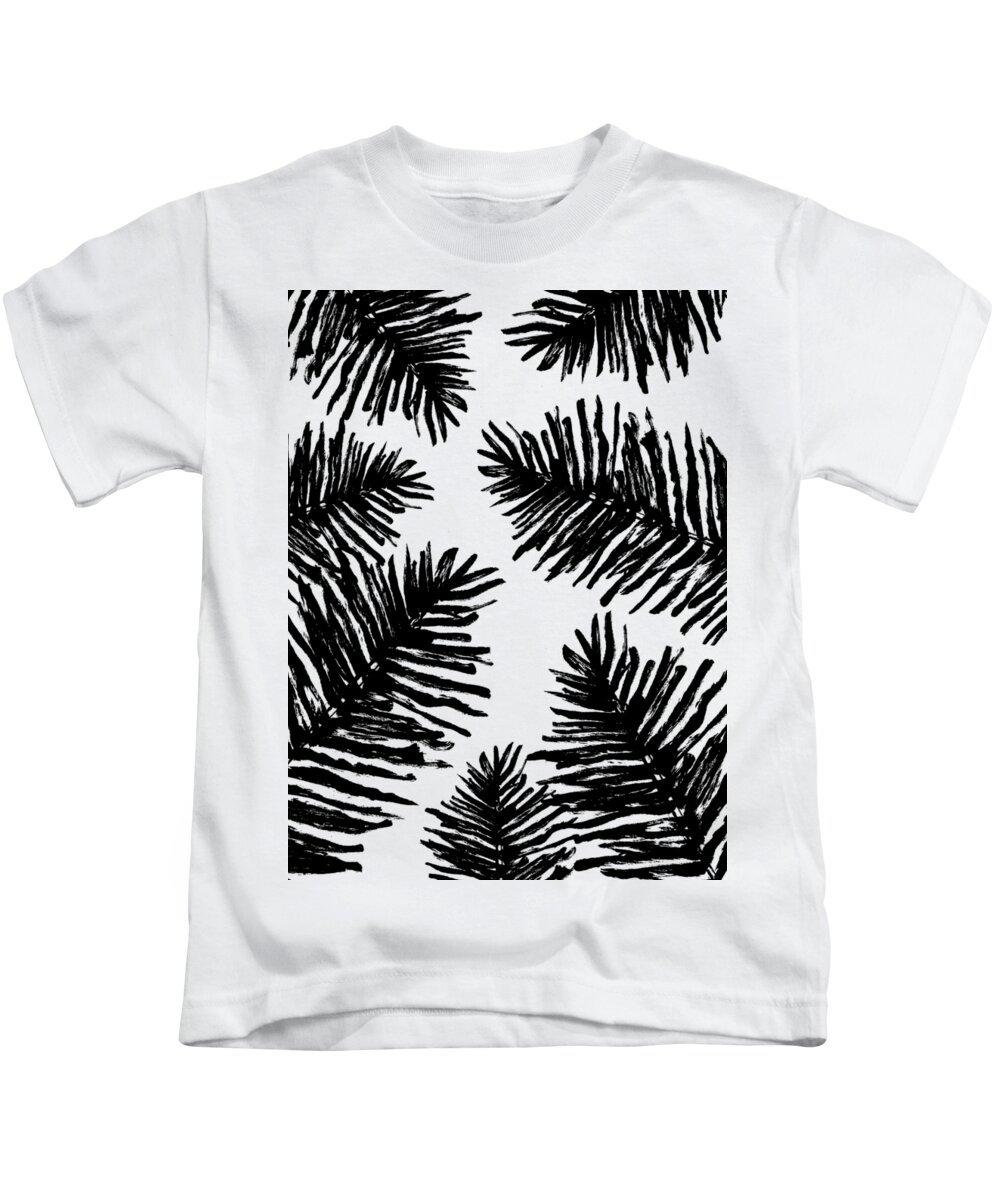 Illustration Kids T-Shirt featuring the drawing Tropical Day by Studio Sananikone