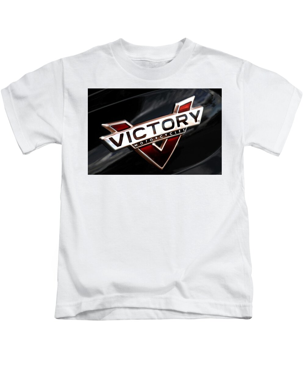 Victory Motorcycles Prints Kids T-Shirt featuring the photograph Victory Motorcycles by Marcello Cicchini