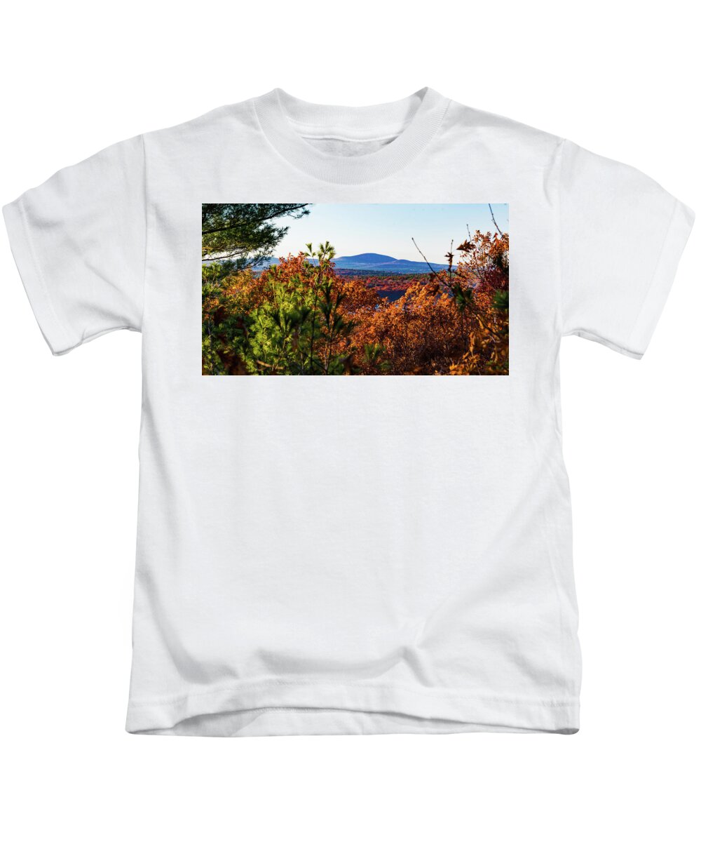 Wachusett Kids T-Shirt featuring the photograph Wachusett in Fall by Robert McKay Jones