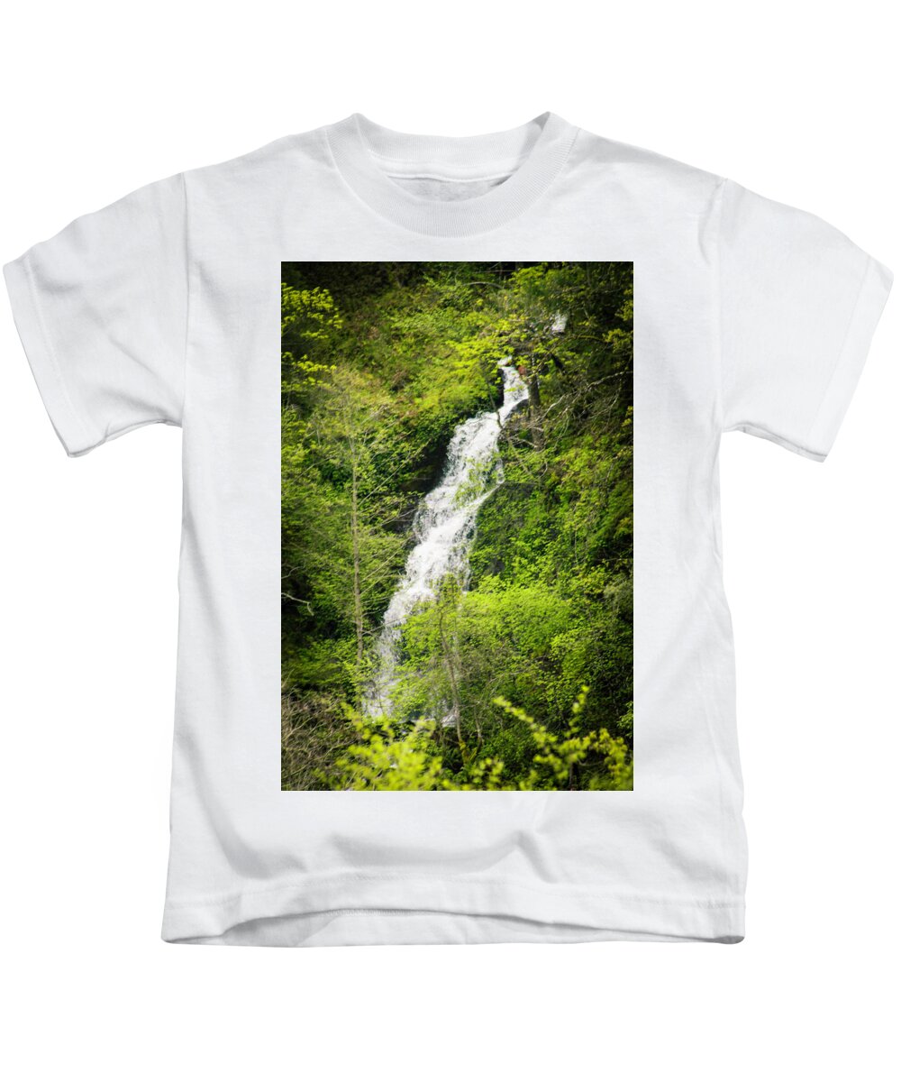Waterfalls Kids T-Shirt featuring the photograph Waterfalls by Dr Janine Williams