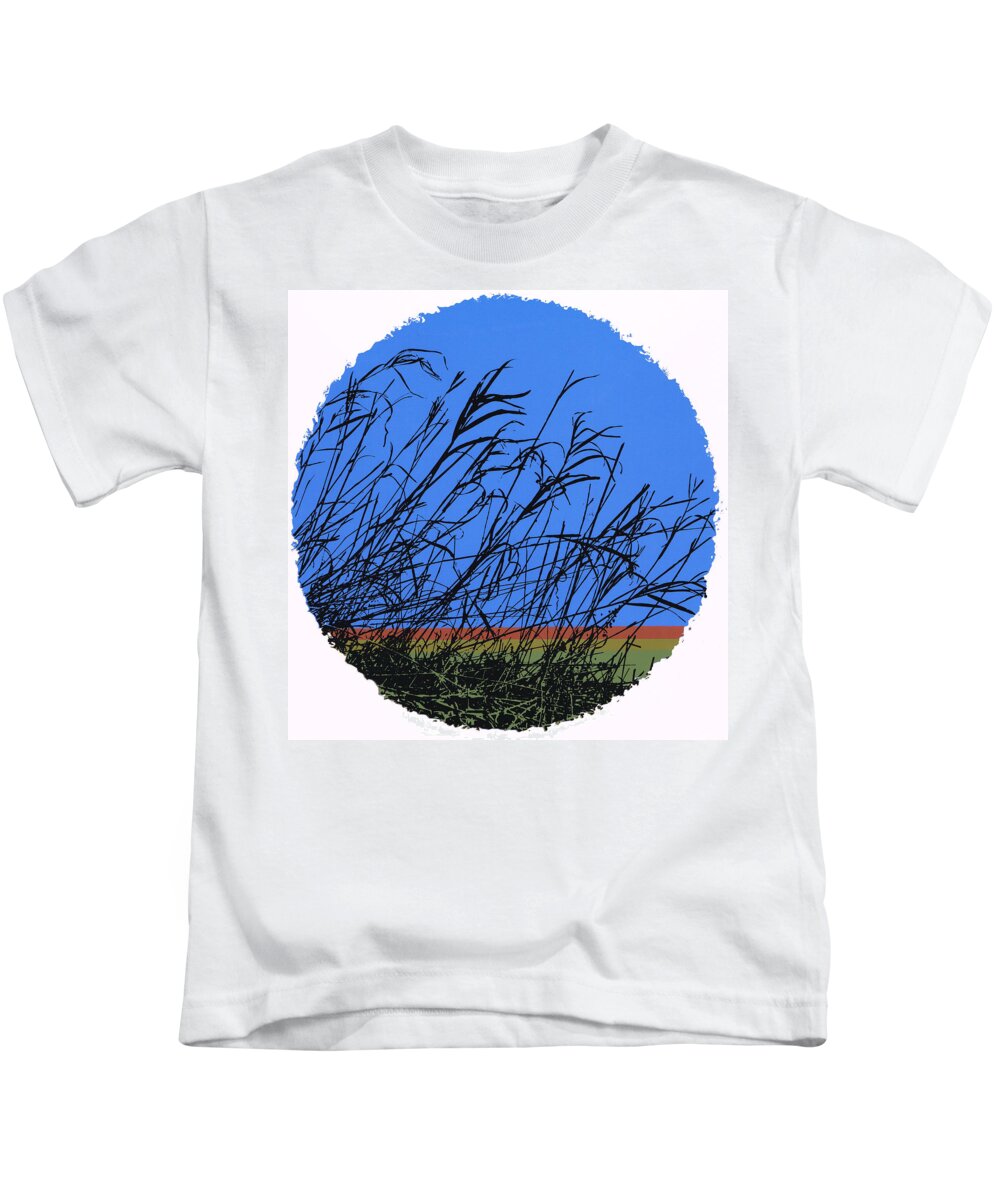 Abstraction Kids T-Shirt featuring the photograph Weedscape by James Rentz