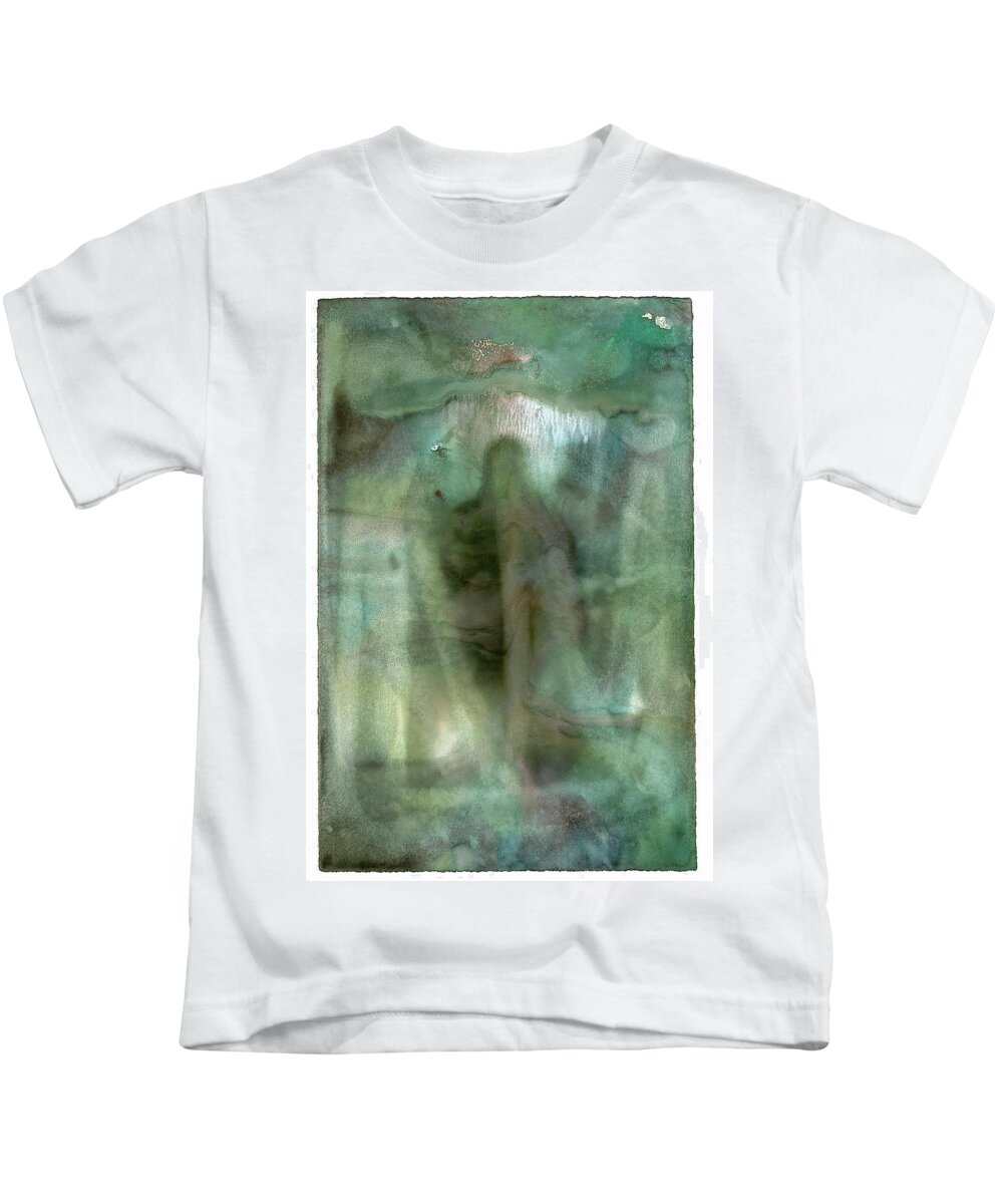  Kids T-Shirt featuring the painting Who's There? by Sperry Andrews