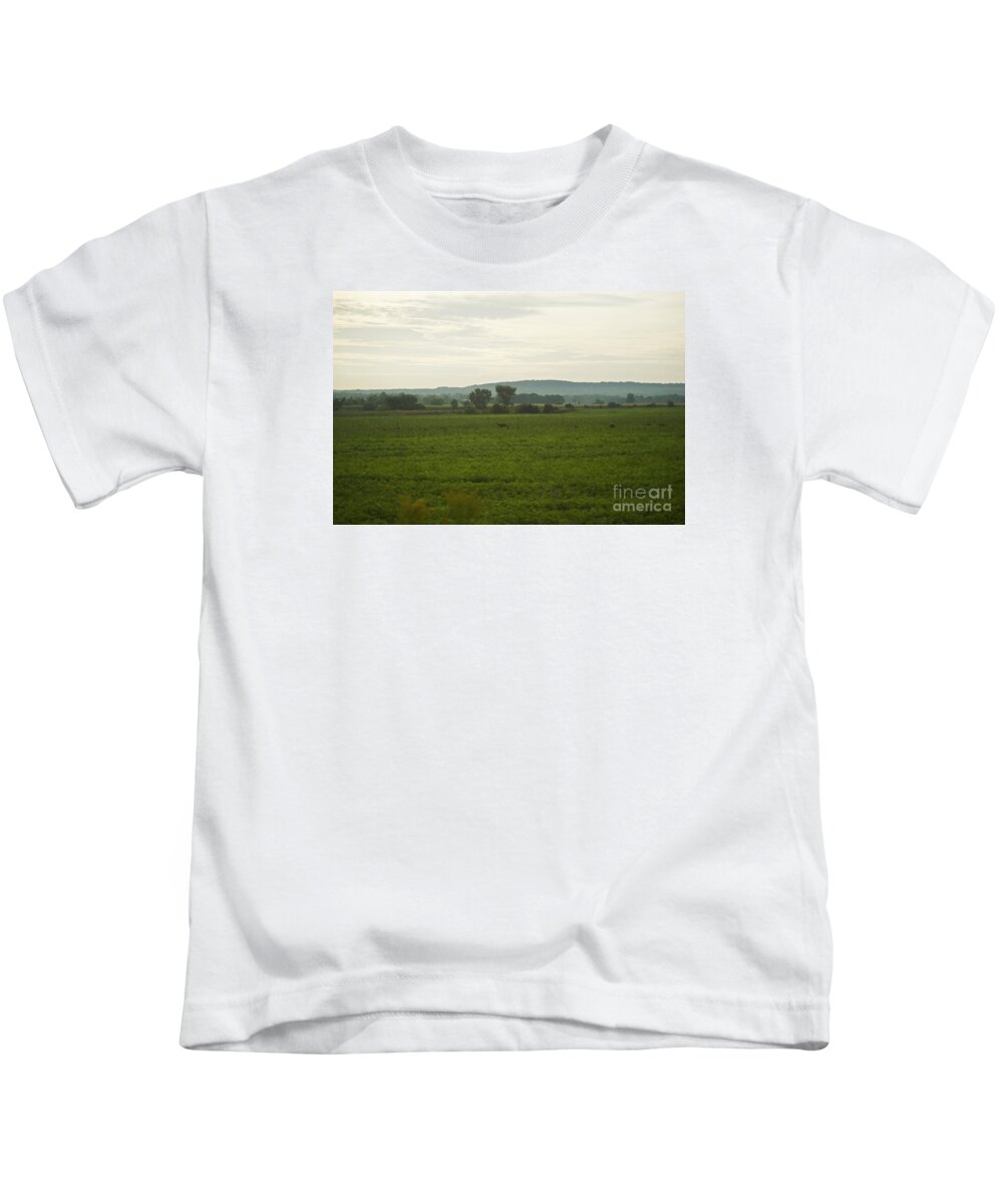 Morning Kids T-Shirt featuring the photograph Wild Turkey at Dawn by Elaine Mikkelstrup