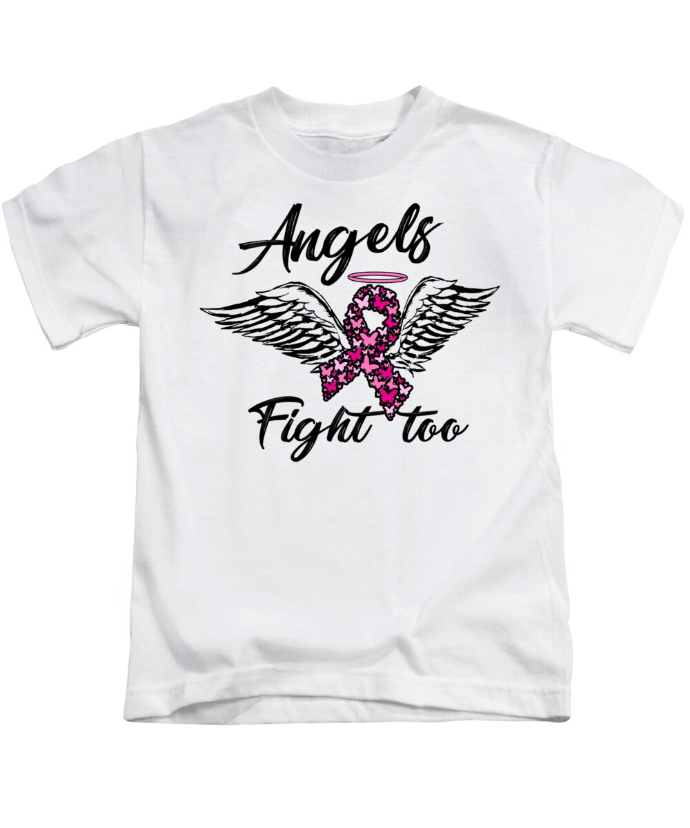 Breast Cancer Awareness Art For Warrior Women Light #1 Kids T-Shirt by  Nikita Goel - Fine Art America