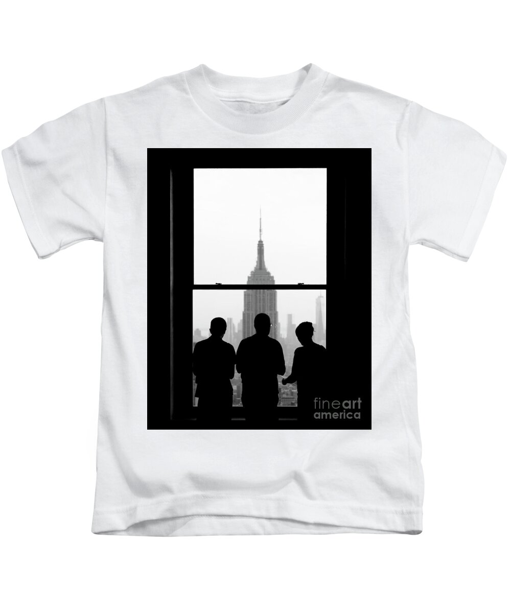 New York City Kids T-Shirt featuring the photograph Careful Observation #1 by RicharD Murphy