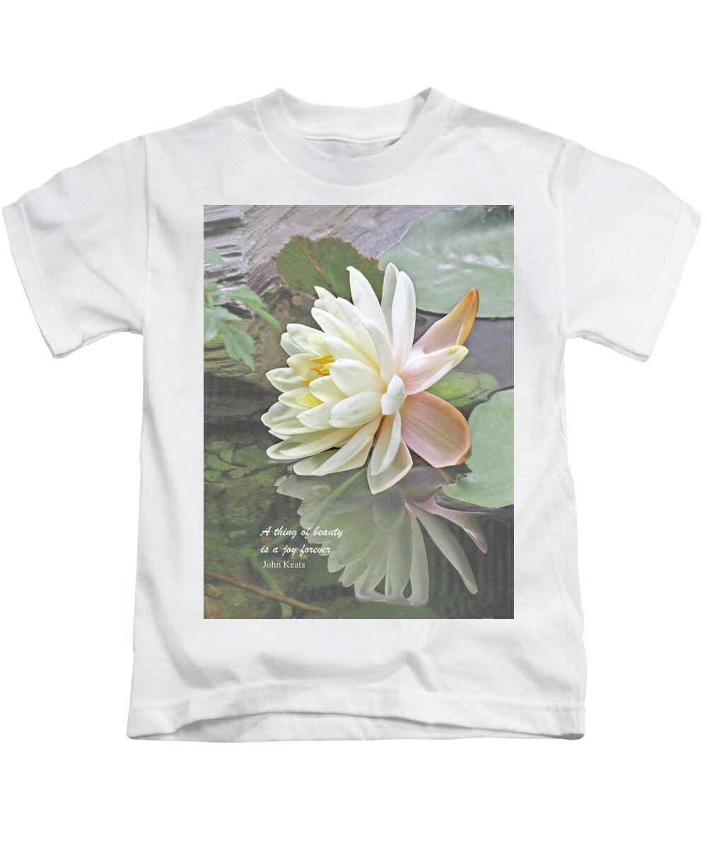 Water Kids T-Shirt featuring the photograph A Thing of Beauty is a Joy Forever by Gill Billington