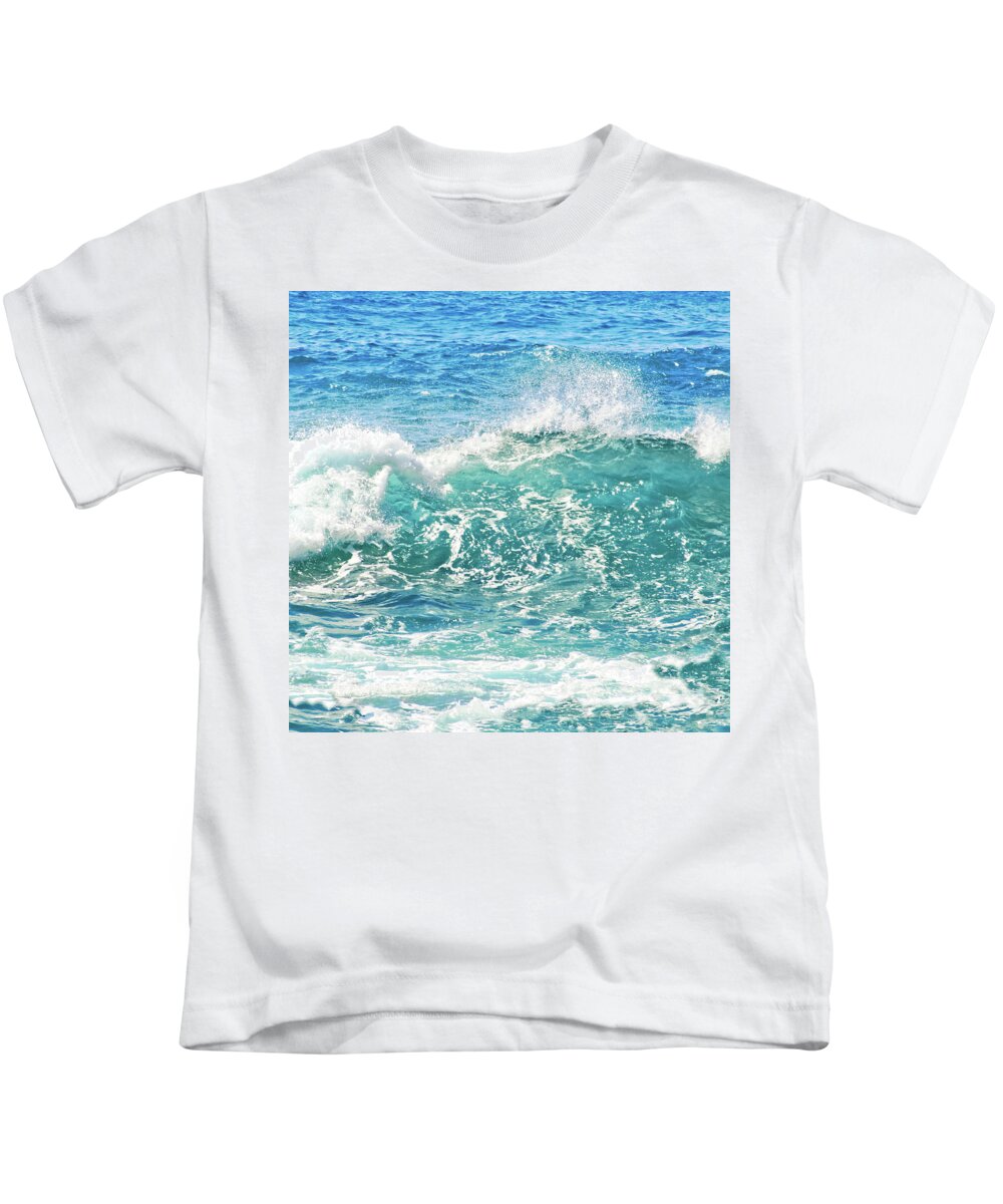 Beach Kids T-Shirt featuring the photograph Kashmir Blue Sapphire by Sharon Mau