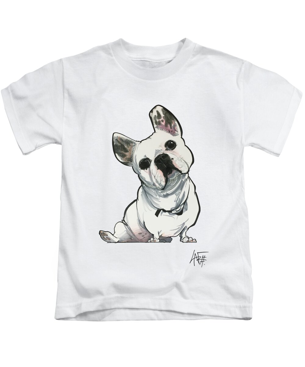 Cooze 4555 Kids T-Shirt featuring the drawing Cooze 4555 by John LaFree