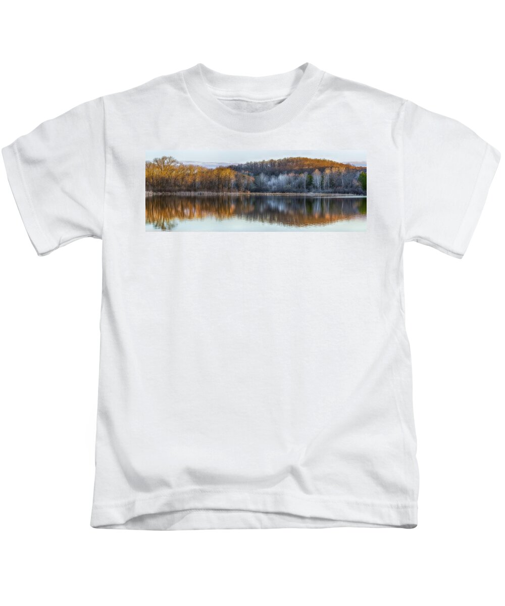 Reflection Kids T-Shirt featuring the photograph Daybreak by Brad Bellisle
