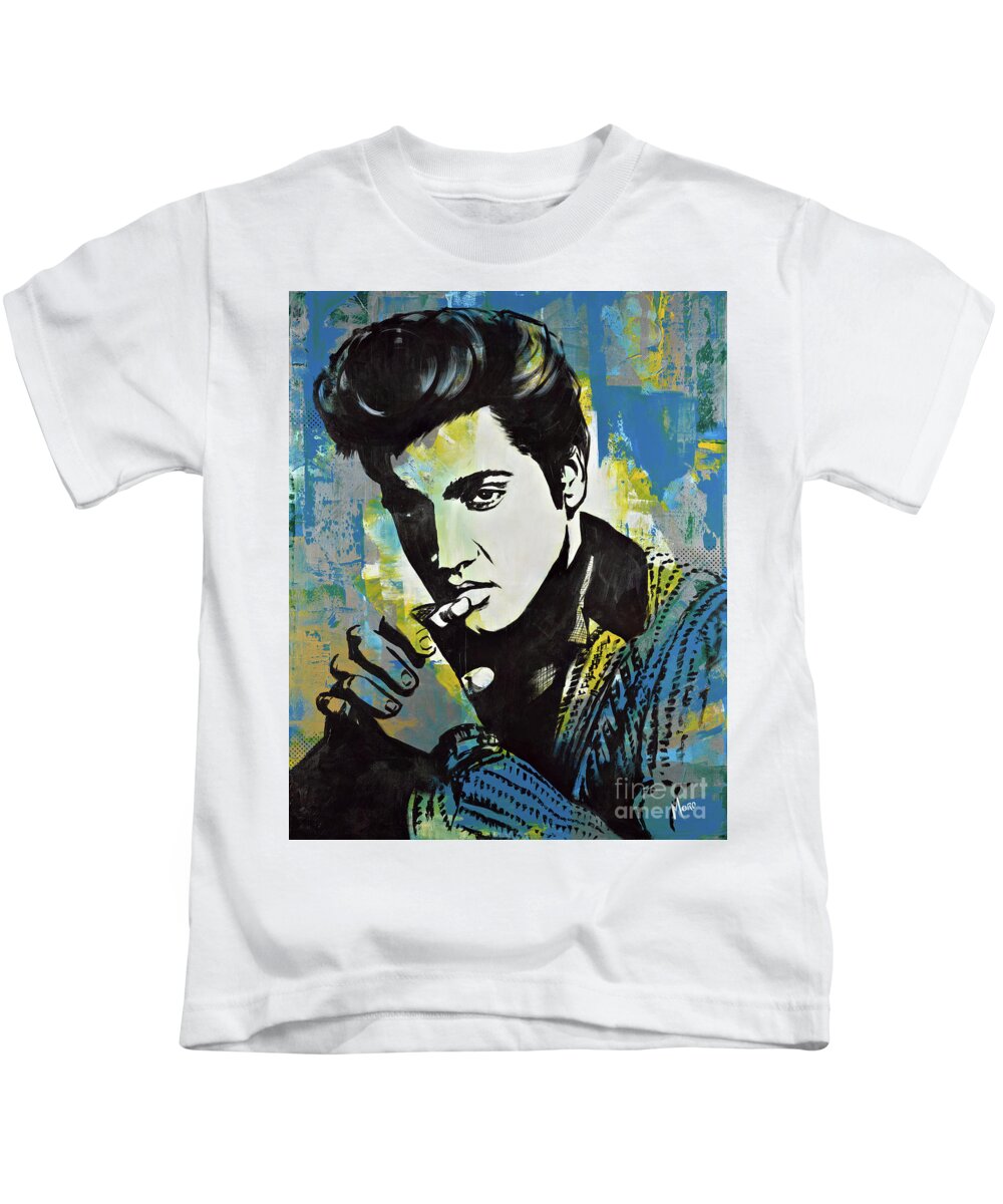 Draad kasteel Memoriseren Elvis Presley Kids T-Shirt by Moro - Pixels