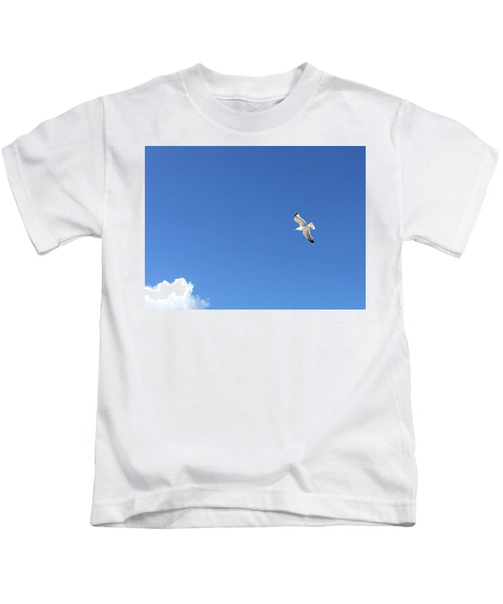 Sky Kids T-Shirt featuring the photograph Fly to freedom by M A