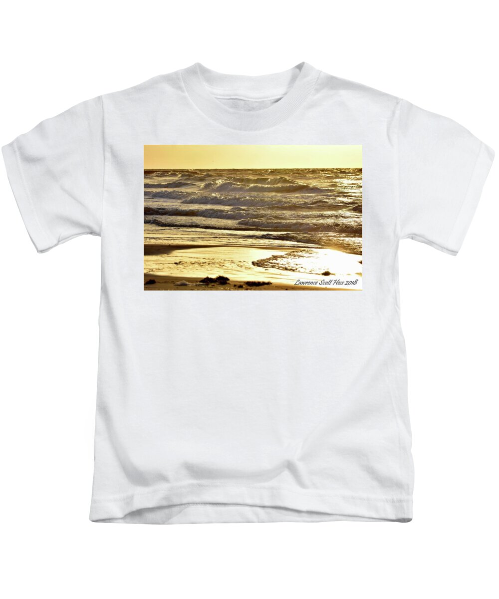 Galveston Kids T-Shirt featuring the photograph Galveston 1528 by Lawrence Hess