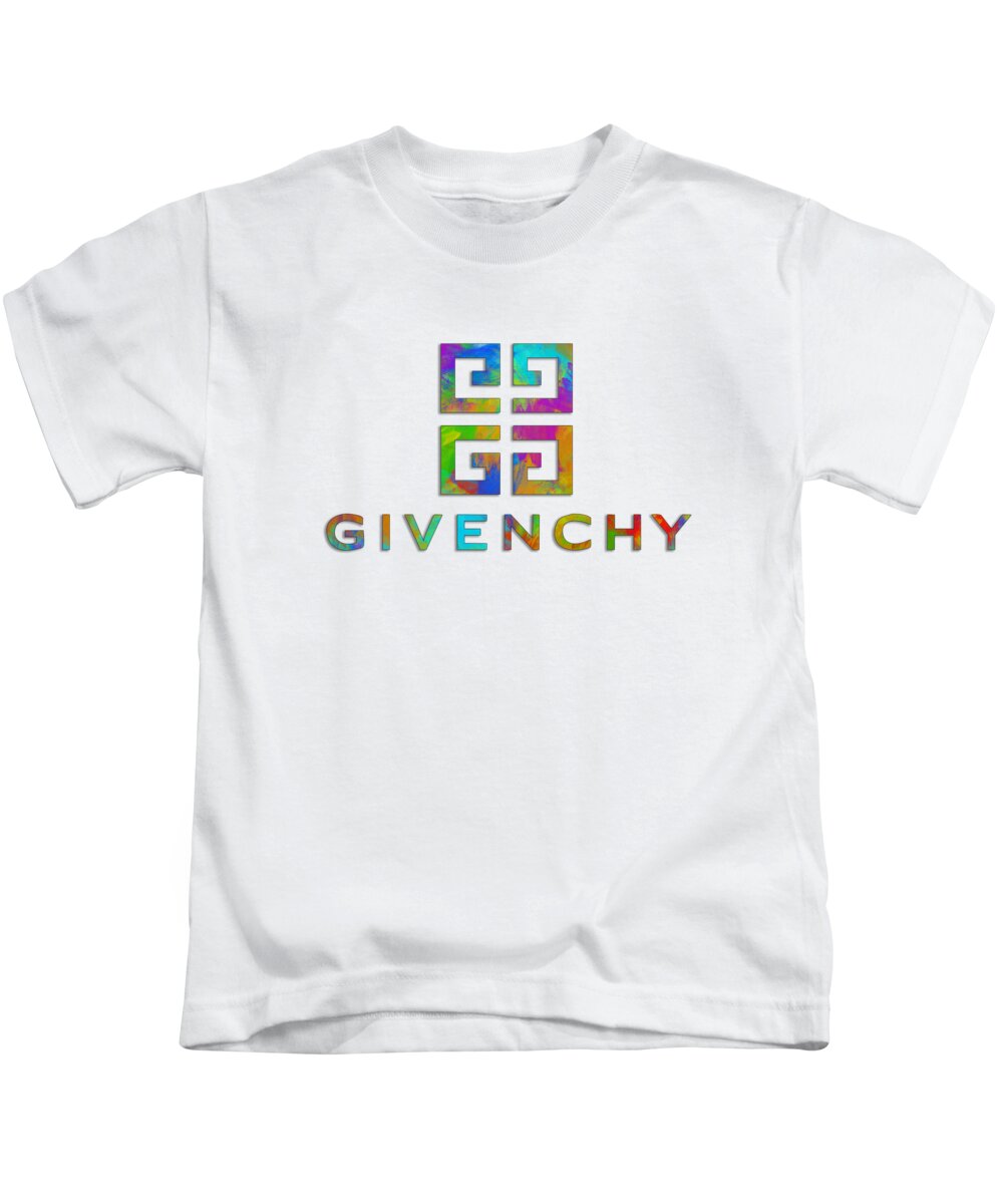 Givenchy Paint Design Kids T-Shirt by Ricky Barnard - Pixels