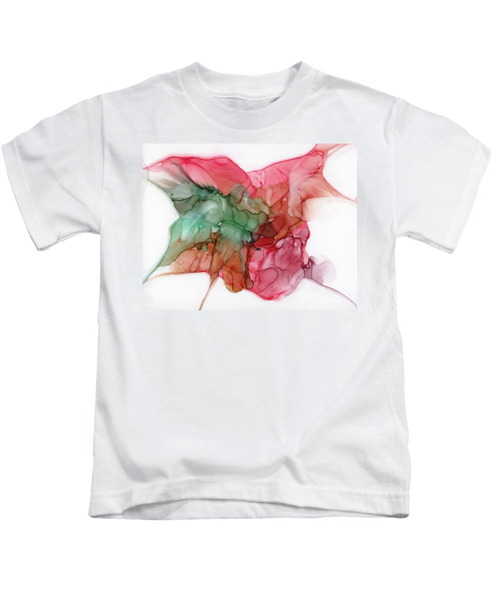 Baby Kids T-Shirt featuring the painting Heartbeat by KC Pollak