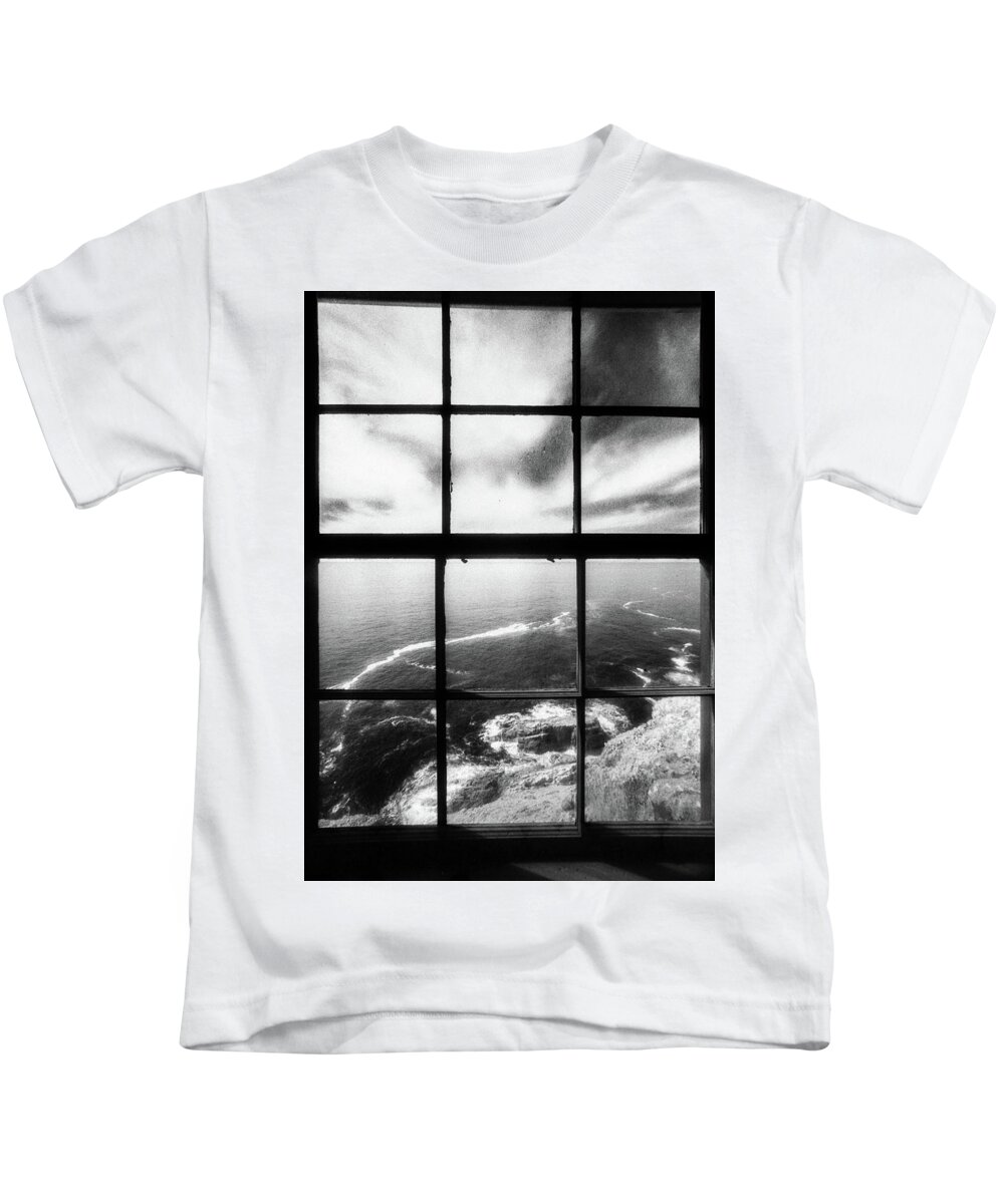 Lighthouse Kids T-Shirt featuring the photograph Lighthouse View by Lindsay Garrett
