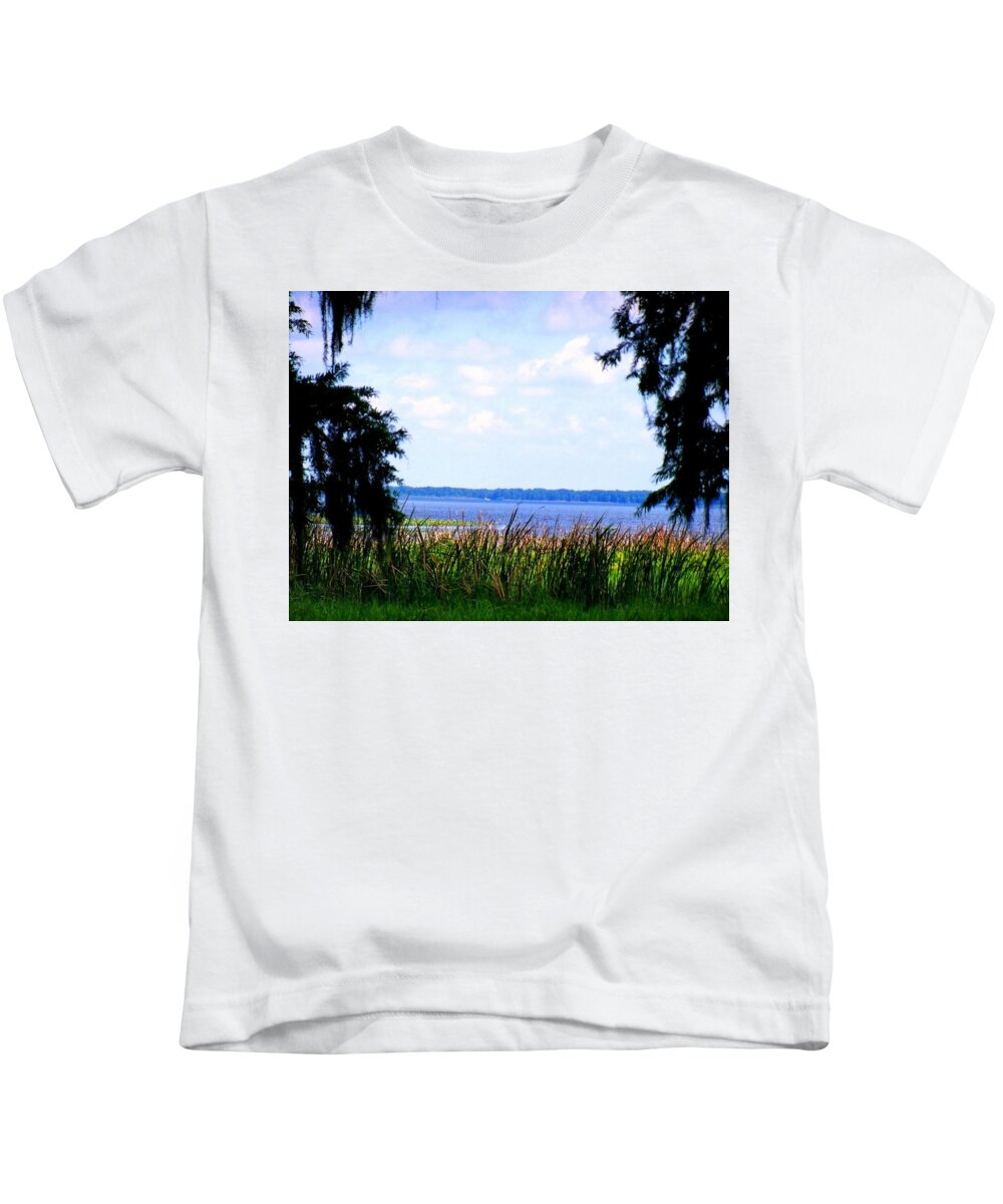  Kids T-Shirt featuring the photograph Lovely Lake by Lindsey Floyd