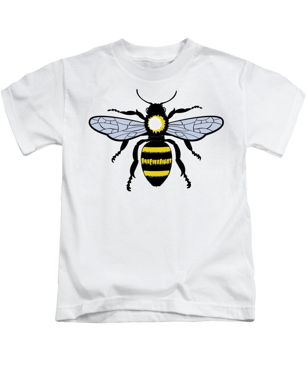 Manchester Art Design Kids T-Shirt by Miranti - Fine Art America