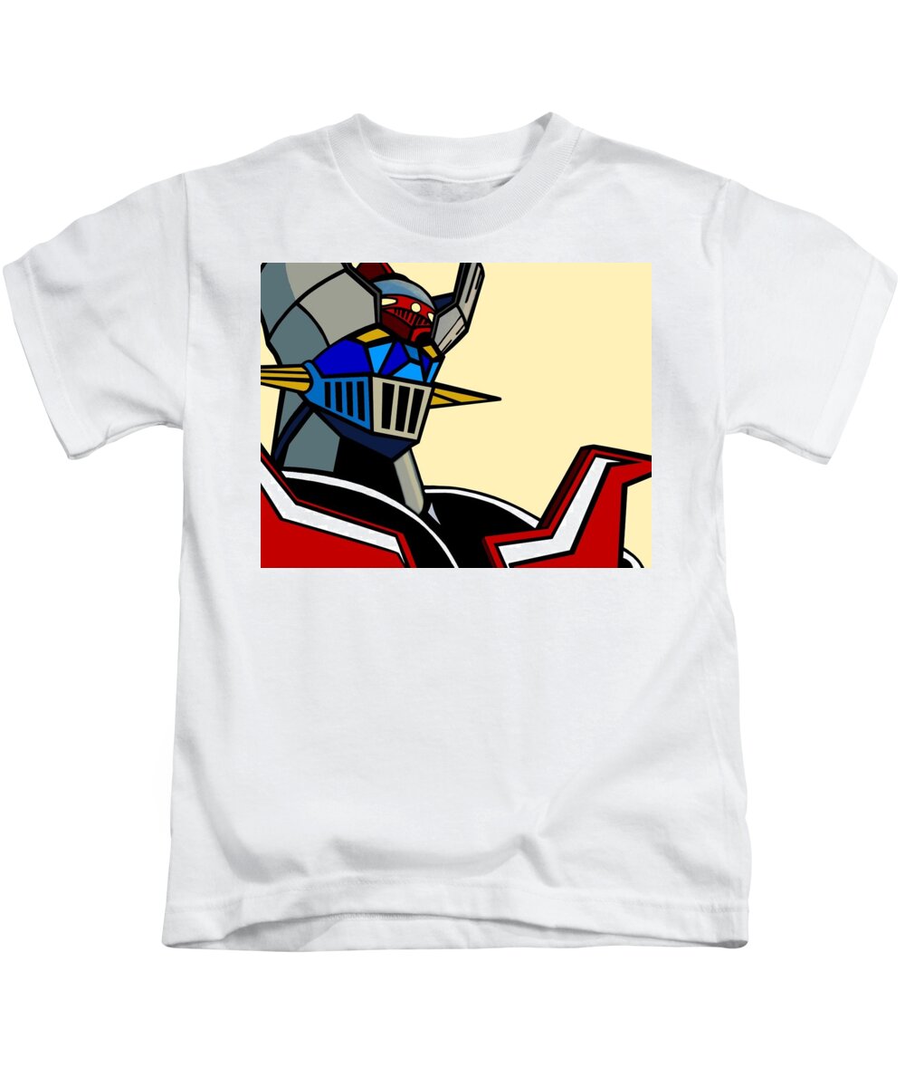 Mazinger Z Tranzor Z Mazinga Z Super Robot Painting Kids T-Shirt by Artista  Fratta - Fine Art America
