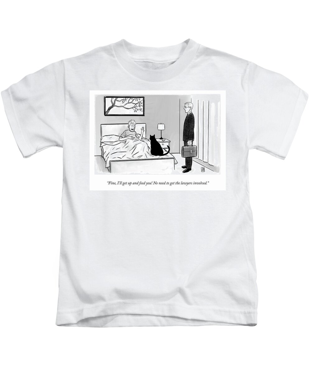 fine Kids T-Shirt featuring the drawing No Need to Get the Lawyers Involved by Pia Guerra and Ian Boothby