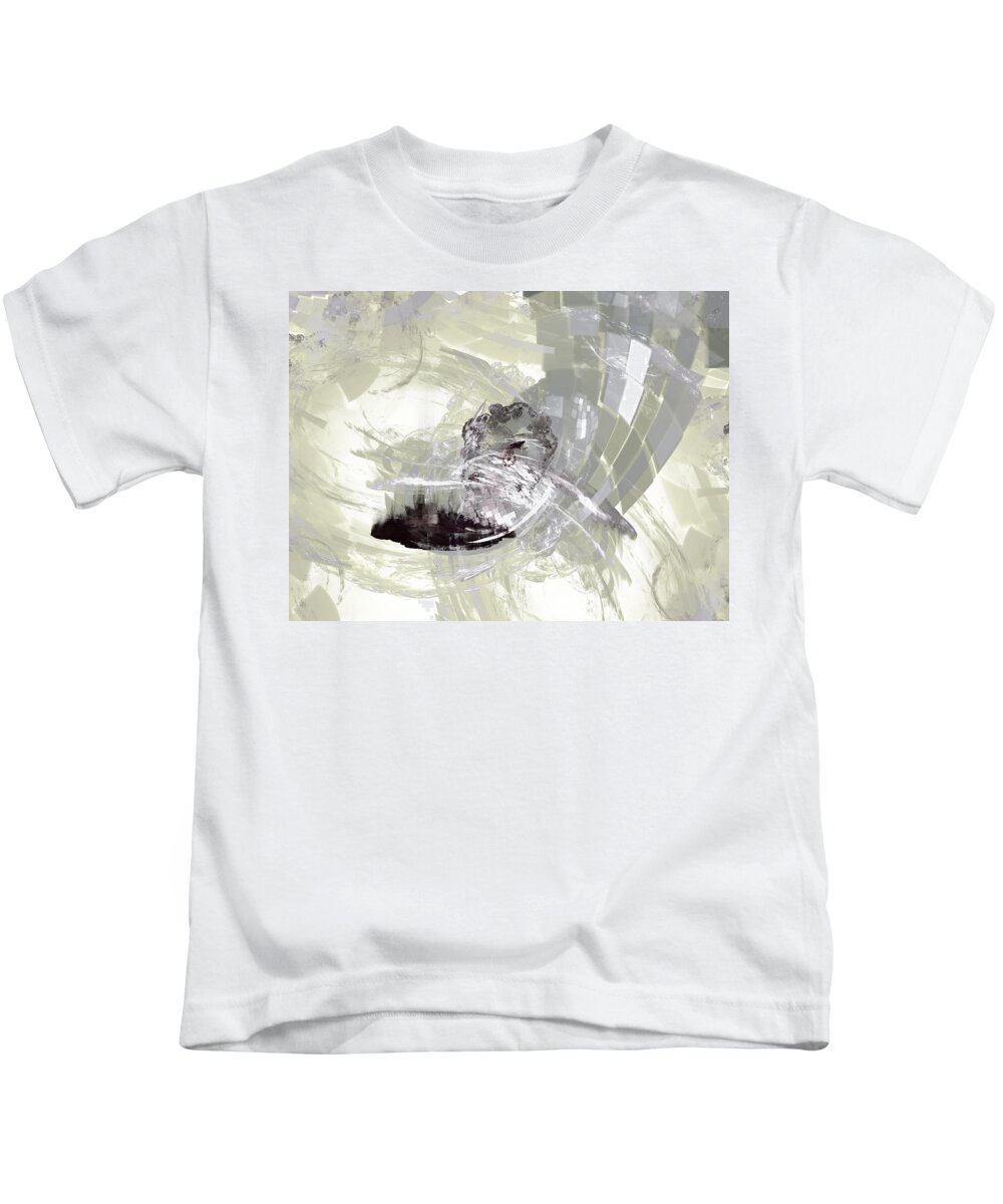 Art Kids T-Shirt featuring the digital art Nuclear power by Jeff Iverson
