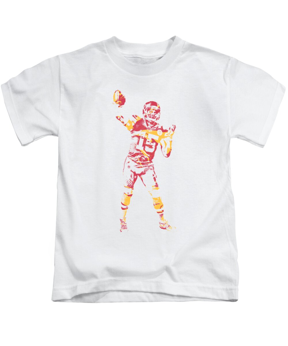 Patrick Mahomes Kansas City Chiefs Apparel T Shirt Pixel Art 2 Kids T Shirt For Sale By Joe Hamilton
