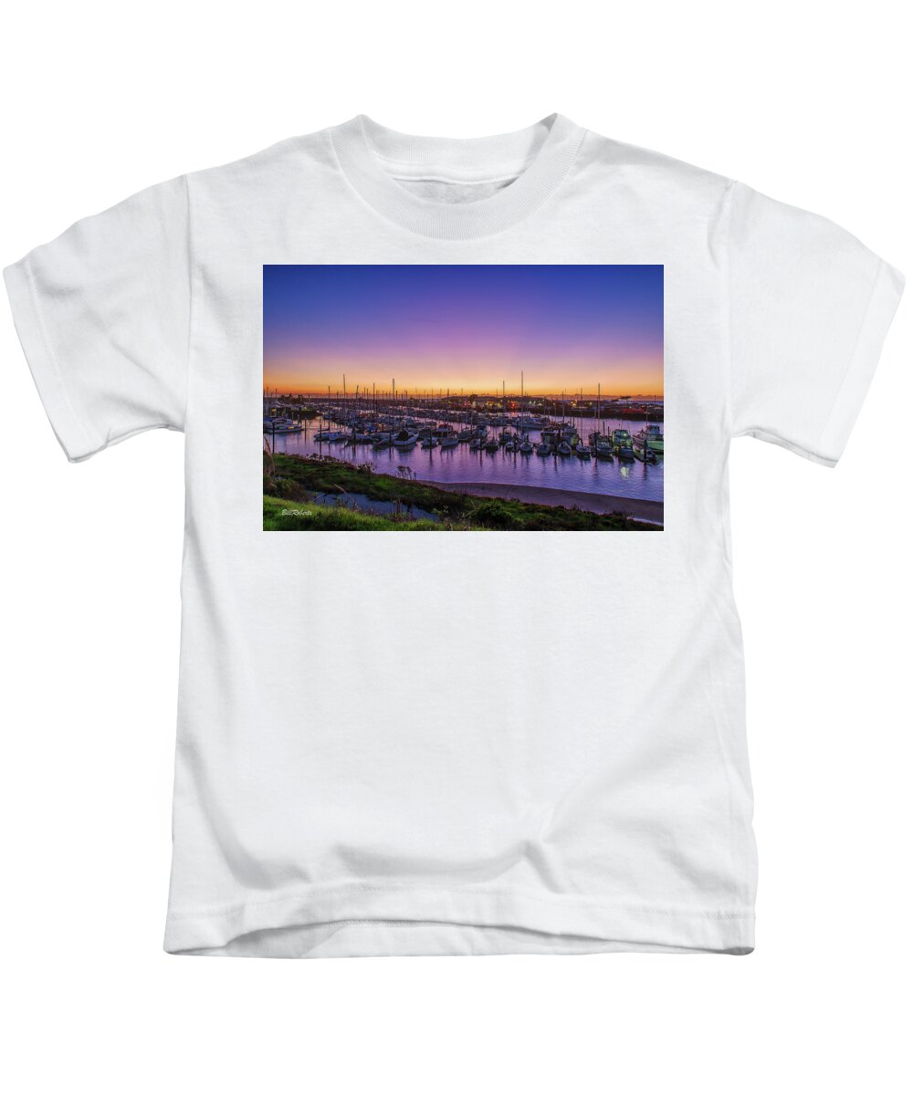 Central California Coast Kids T-Shirt featuring the photograph Purple Haze by Bill Roberts