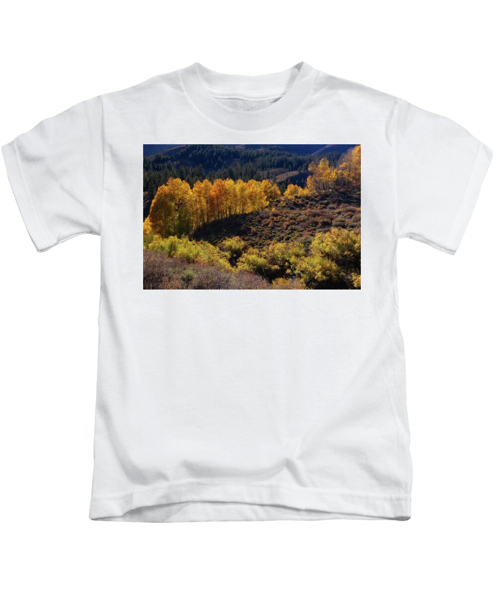 Sonora Pass Kids T-Shirt featuring the photograph Sonora Pass by Tassanee Angiolillo