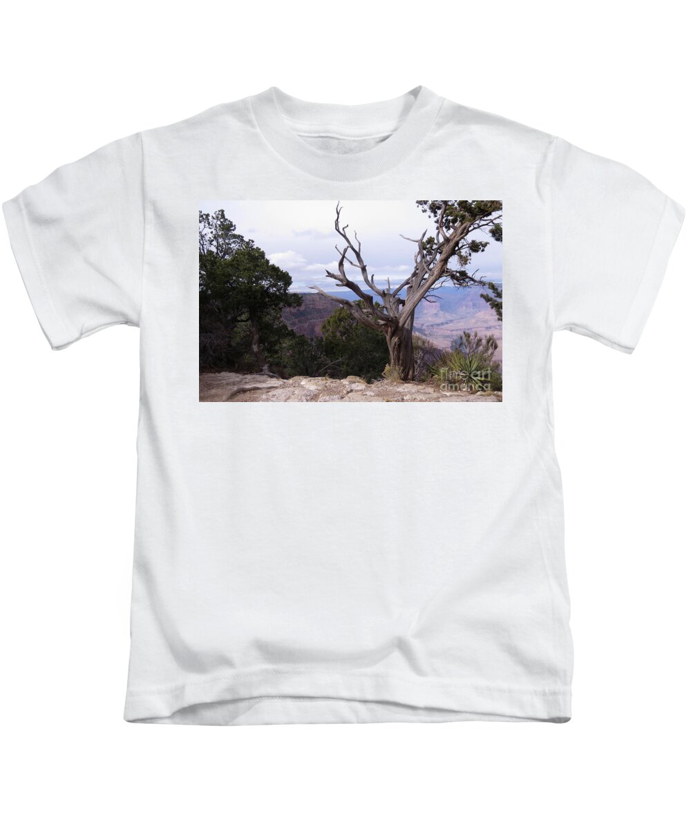 Twisted Kids T-Shirt featuring the photograph Swirly Tree by Mary Mikawoz