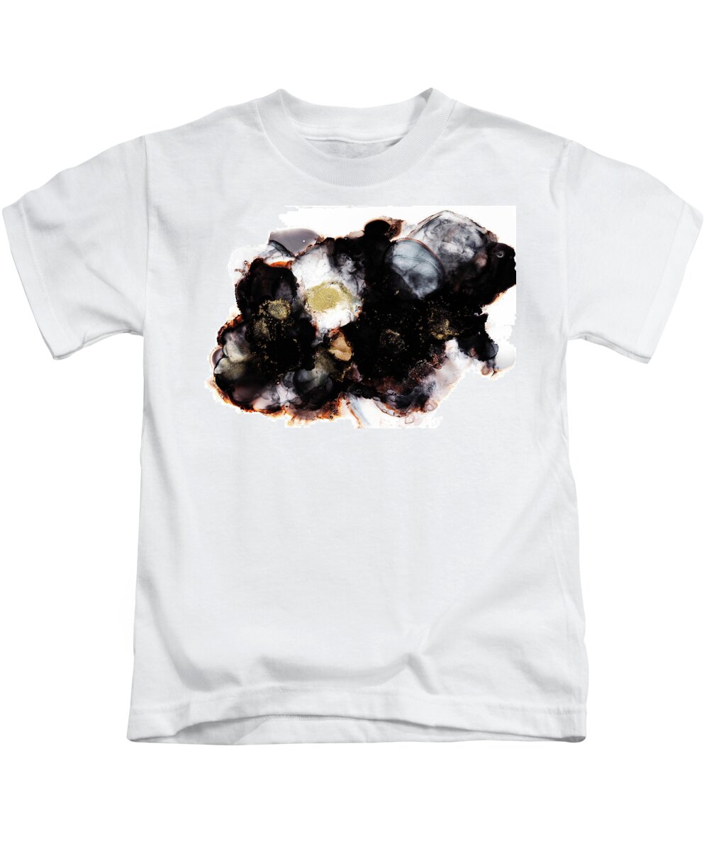 Fluid Kids T-Shirt featuring the painting The Nothing's Mist by Jennifer Walsh