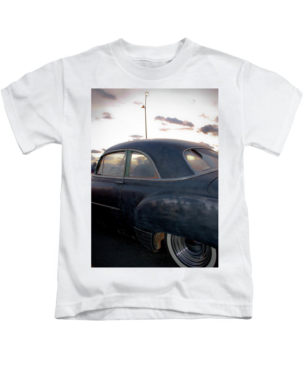 Auto Car Roadster Kids T-Shirt featuring the photograph Twilight Roadster by Neil Pankler