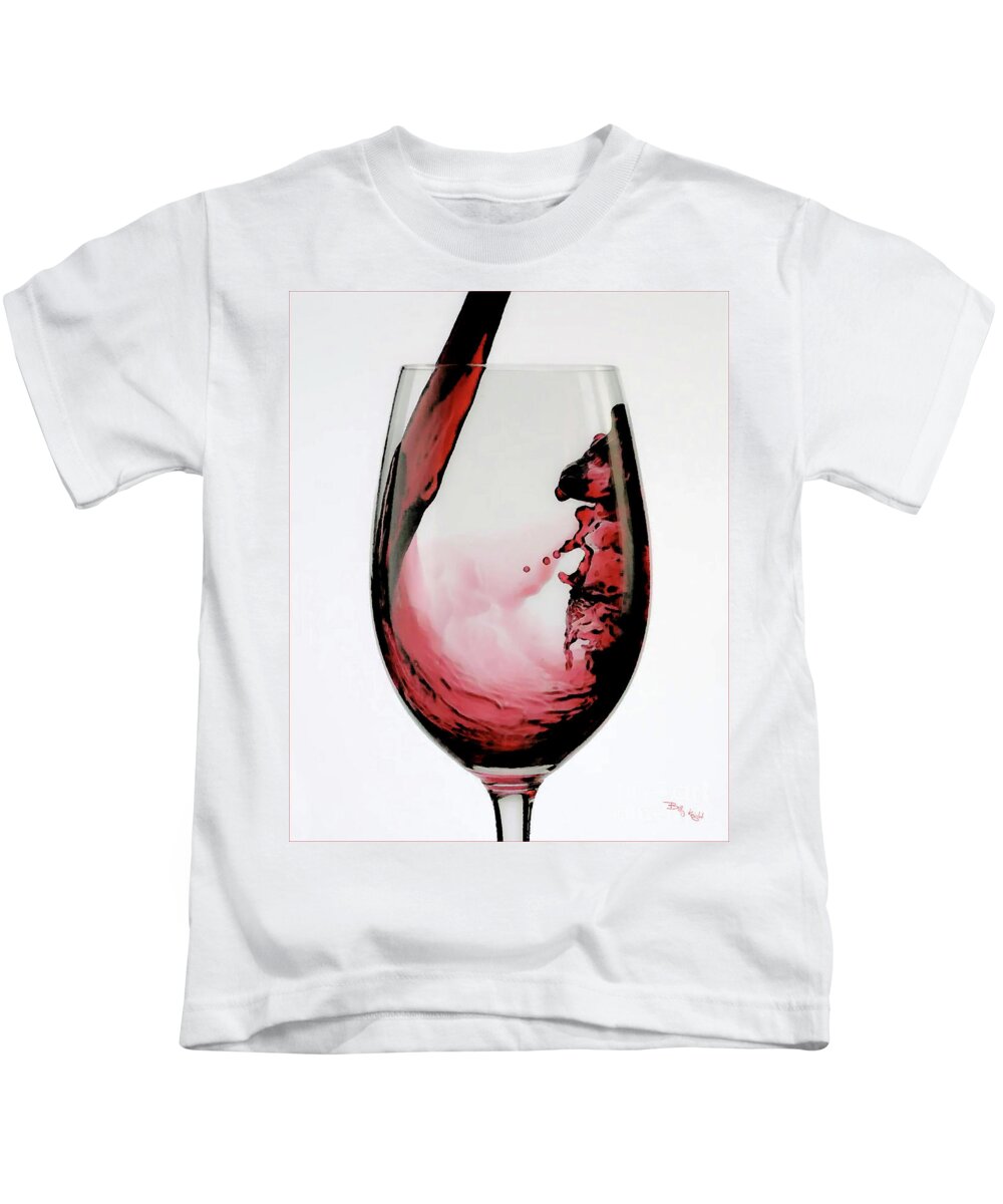 Wine Kids T-Shirt featuring the photograph Yes Please by Billy Knight