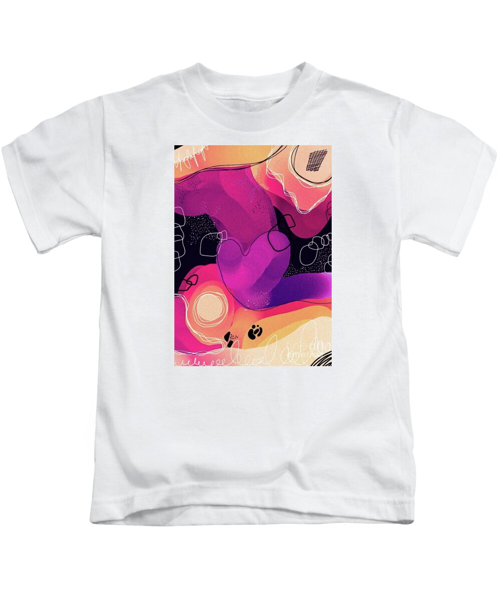 Abstrakt Kids T-Shirt featuring the digital art Abstract Painting #2 by Nomi Morina