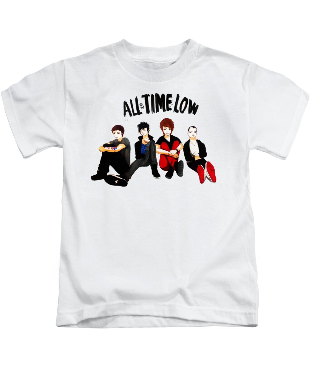 Time Low an American rock band Kids T-Shirt Andi Fitrianto Pixels