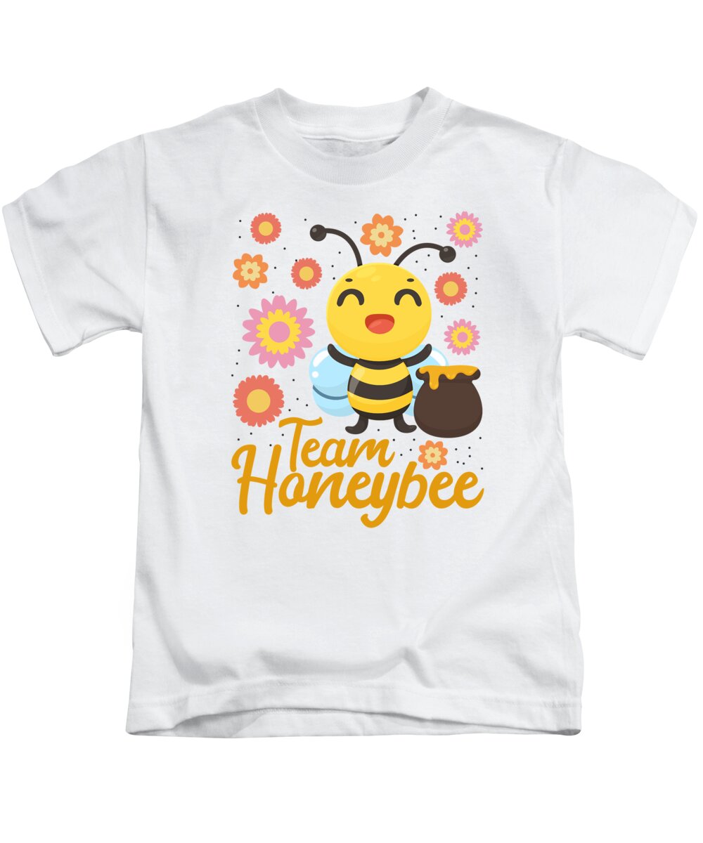 Bee Lover Kids T-Shirt featuring the digital art Bee Lovers Insects Beekeepers Bee Whisperers #1 by Toms Tee Store