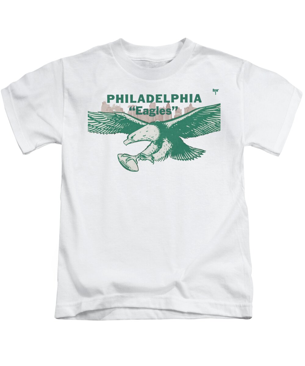 1961 Philadelphia Eagles Football Ticket Stub Art Kids T-Shirt