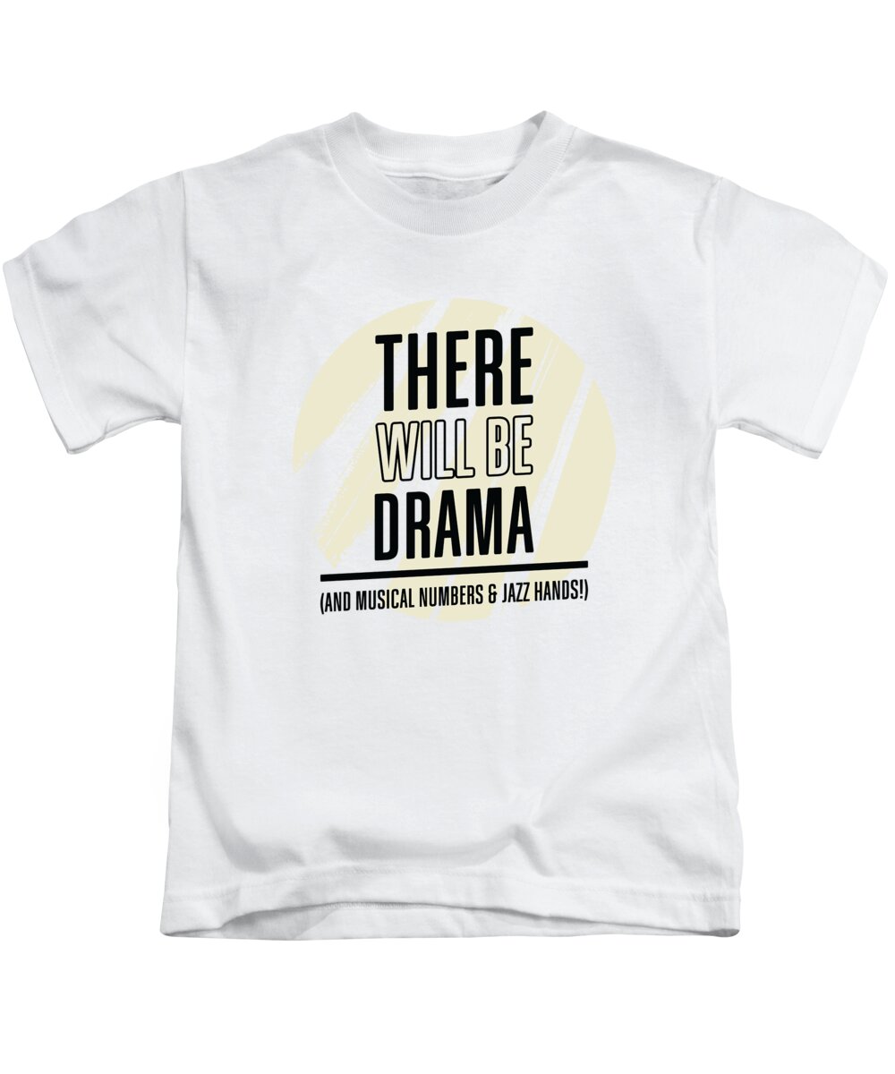 Theater Kids T-Shirt featuring the digital art Theater Actors Drama Acting Musical Singing Jazz #4 by Toms Tee Store