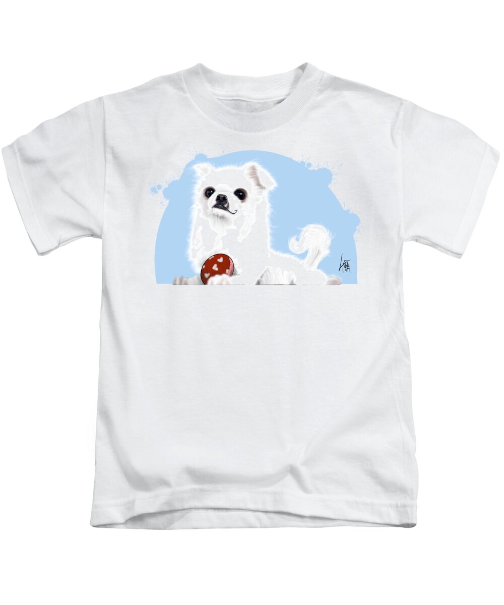 6010 Kids T-Shirt featuring the drawing 6010 Phillips by John LaFree