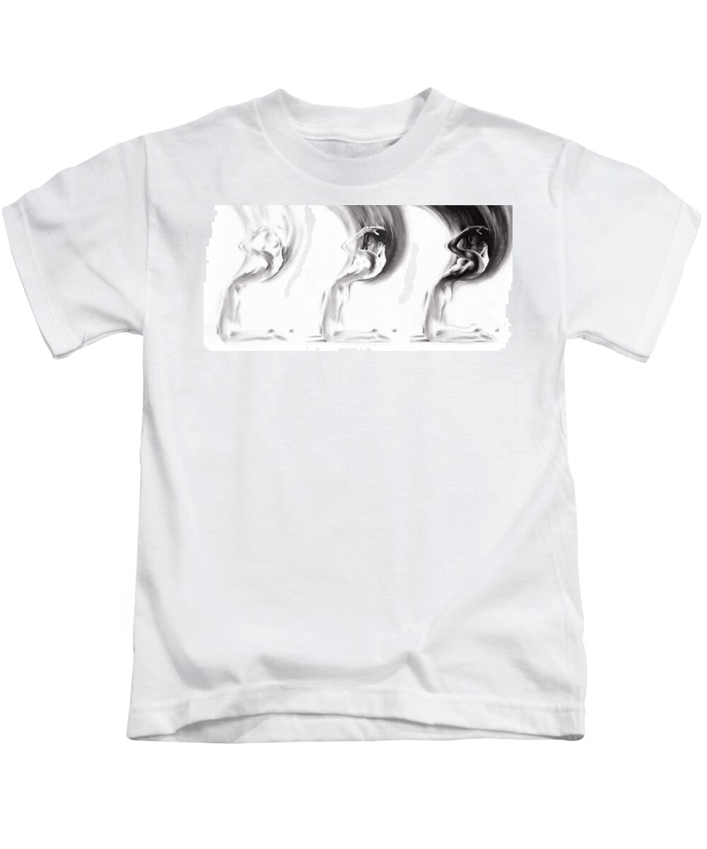 Empathy Kids T-Shirt featuring the drawing Emergent 1b by Paul Davenport