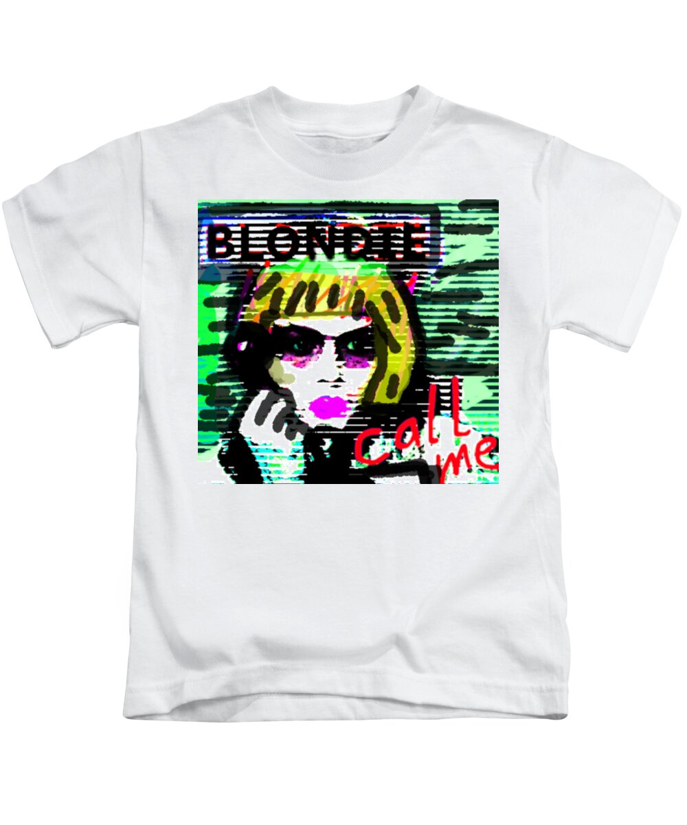 Donau prinses evenwicht Blondie Call Me 1978 Kids T-Shirt by Enki Art - Fine Art America