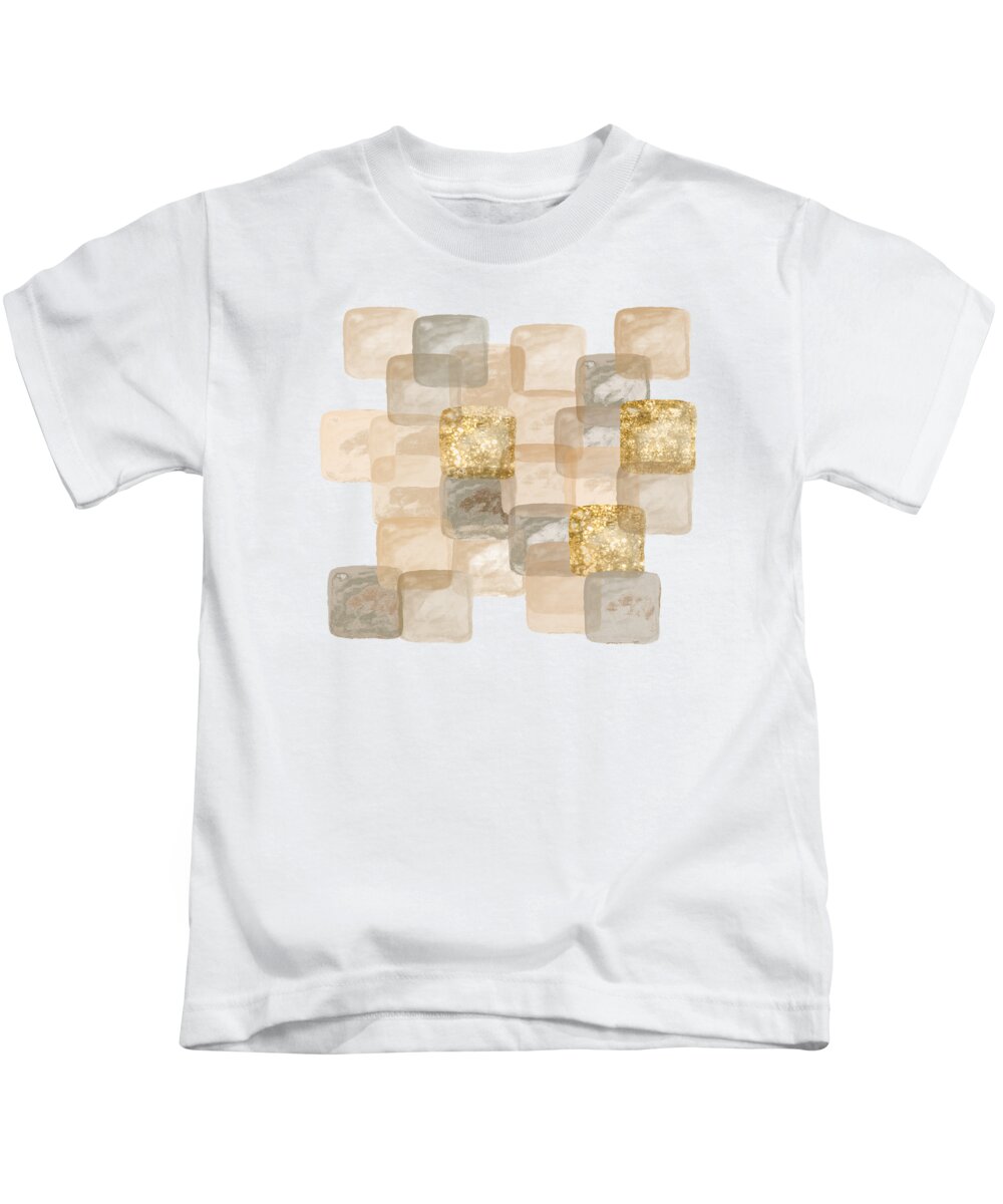 Abstract Kids T-Shirt featuring the photograph Building Blocks by Alison Frank