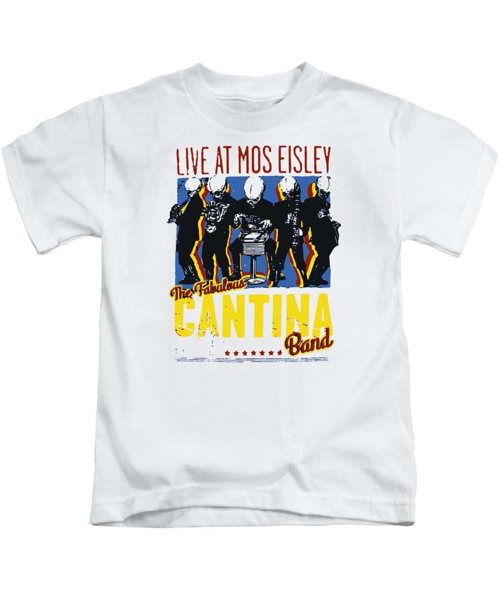sagde eksplosion forening Cantina Band On Tour Kids T-Shirt by Teassa Herdian - Fine Art America