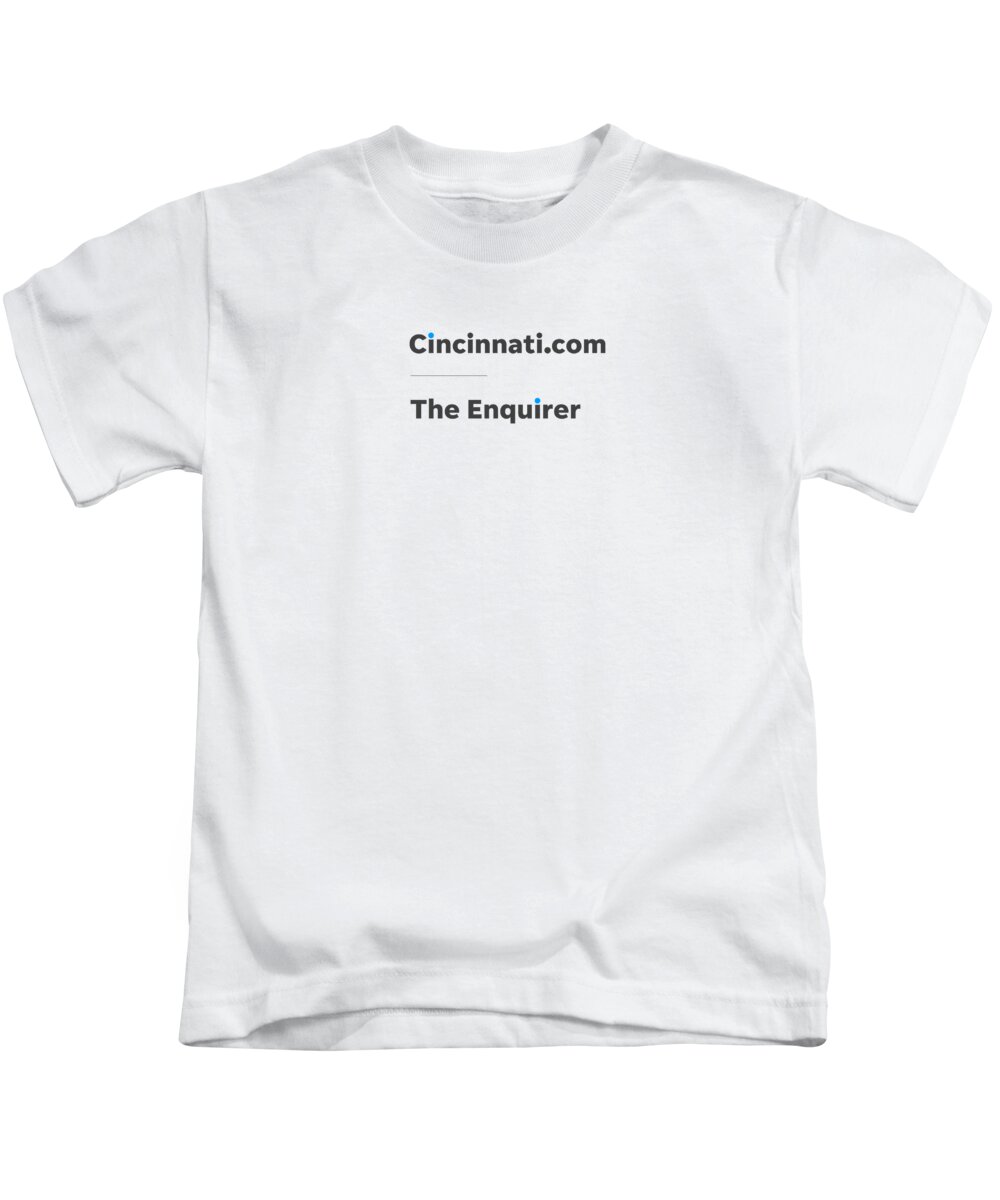 Cincinnati Kids T-Shirt featuring the digital art Cincinnati.com The Enquirer Color Logo by Gannett Co