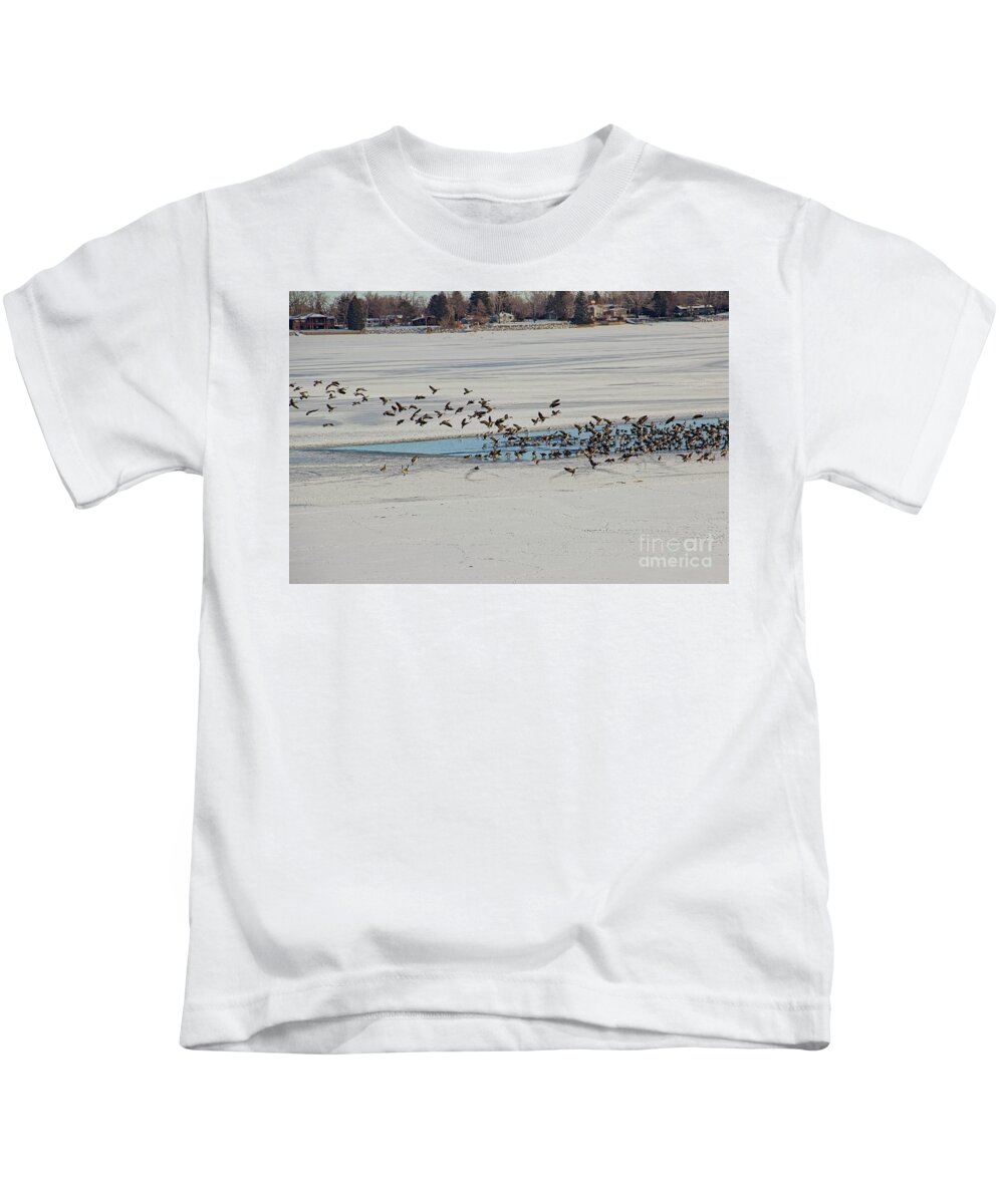 Jon Burch Kids T-Shirt featuring the photograph Cleared to Land by Jon Burch Photography