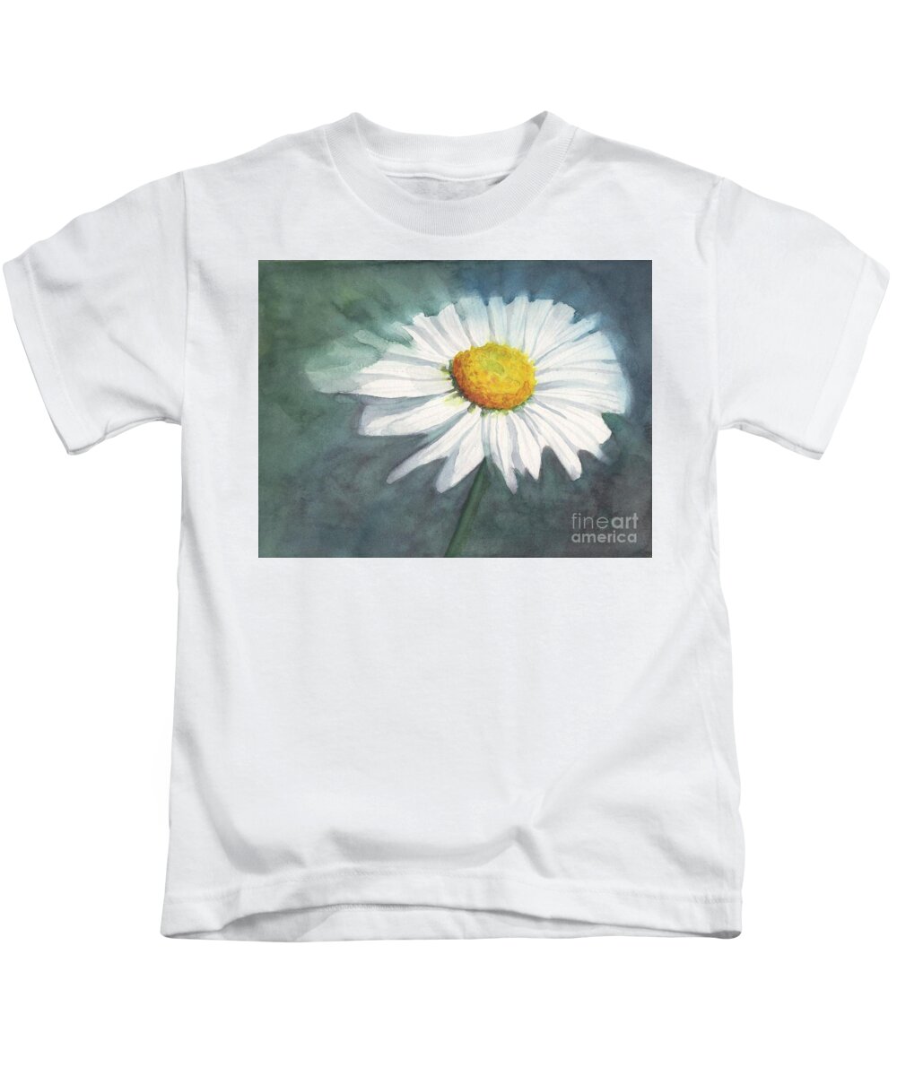 Daisy Kids T-Shirt featuring the painting Daisy by Vicki B Littell