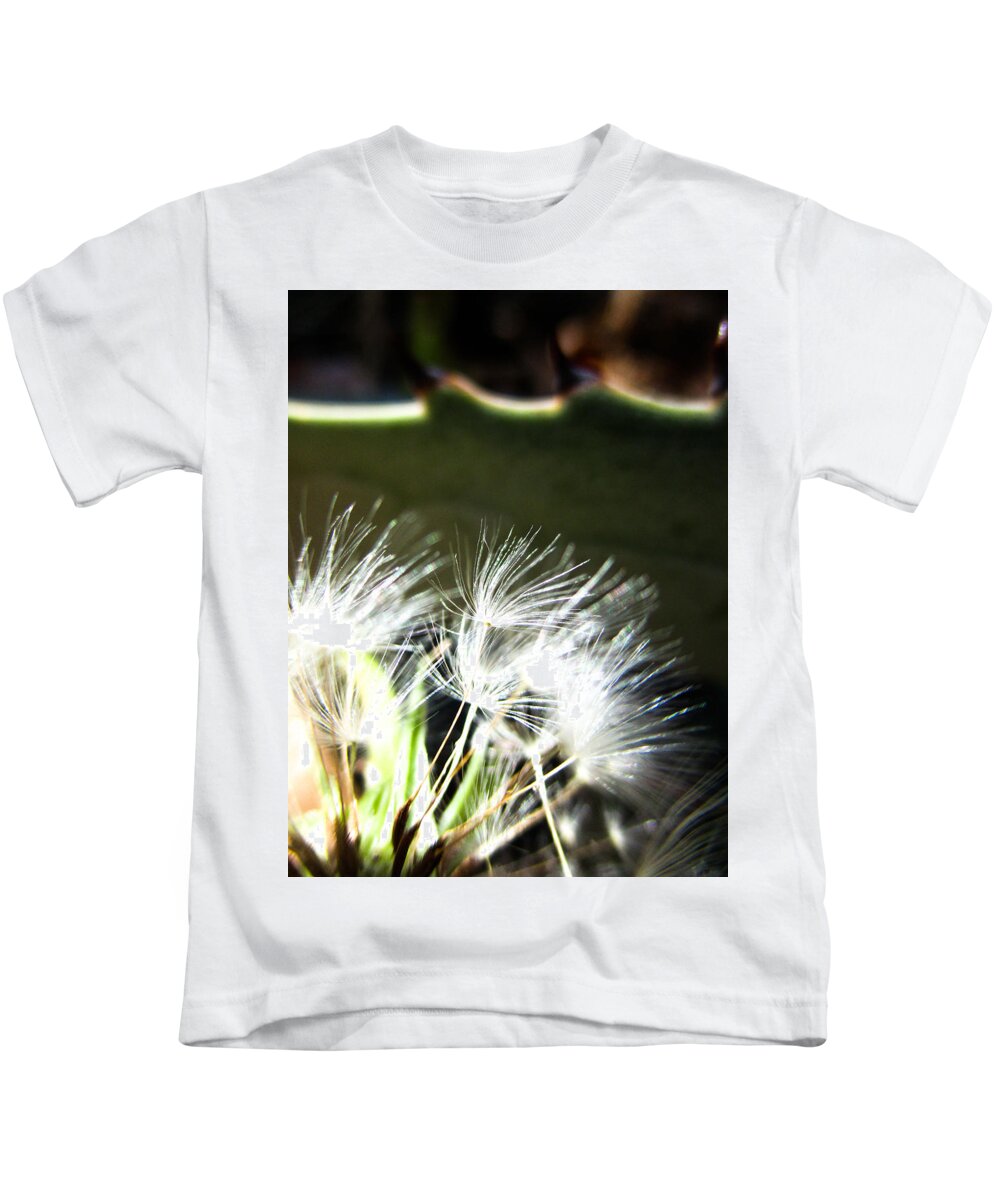Dandelion Kids T-Shirt featuring the photograph Dandelion and Agave by W Craig Photography